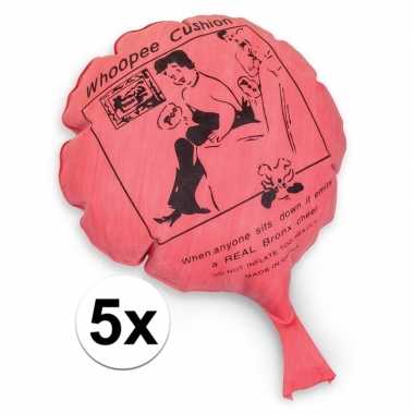 Fopartikel scheetkussen 5x