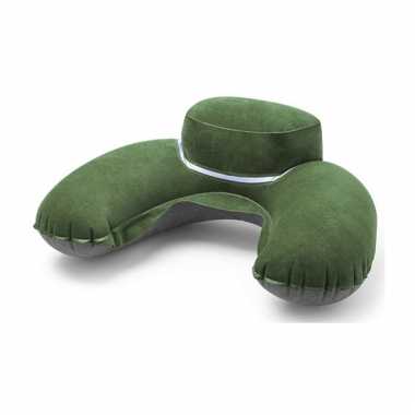 Groen reiskussen extra dik