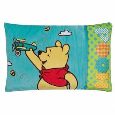 Groen Winnie de Poeh kussen