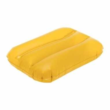 Opblaasbaar kussentje geel