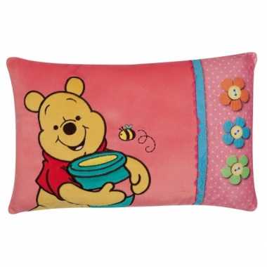 Roze Winnie de Poeh kussen