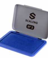 5x stempelkussens blauw