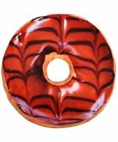 Bank kussen chocolade donut
