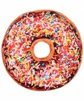 Bank kussen donut chocolade