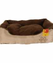 Huisdierenkussentje bruin beige 61 x 48 cm 10130502